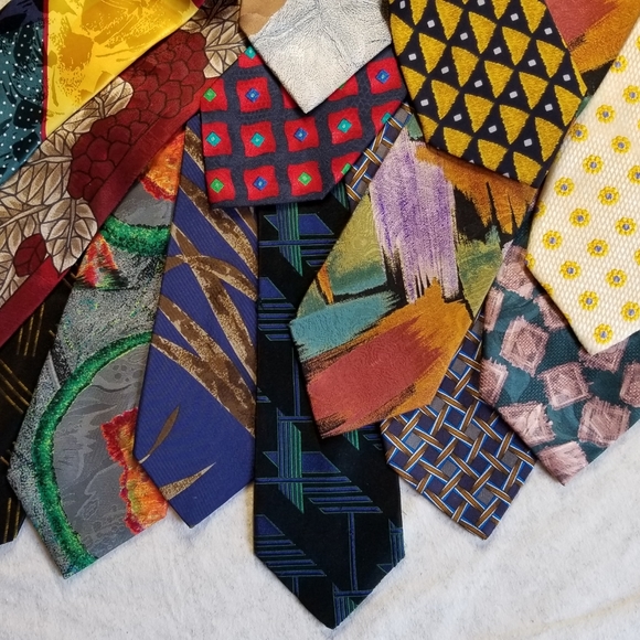 9 Claude Montana Vintage designer Fun Ties - Picture 2 of 4